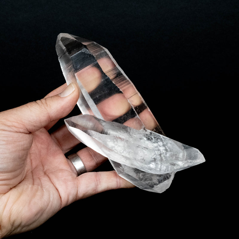 Lemurian Seed Quartz Crystal 556 g 161x71mm DT