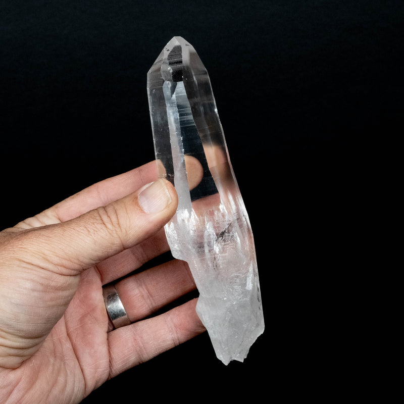 Lemurian Seed Quartz Crystal 270 g 156x43mm - InnerVision Crystals