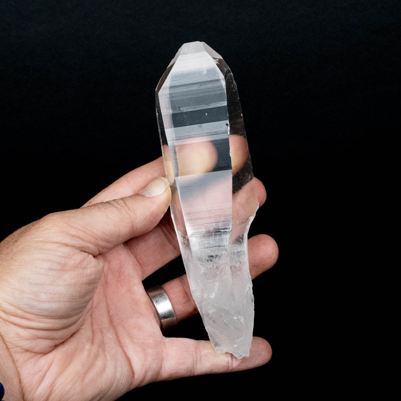 Lemurian Seed Quartz Crystal 270 g 156x43mm - InnerVision Crystals