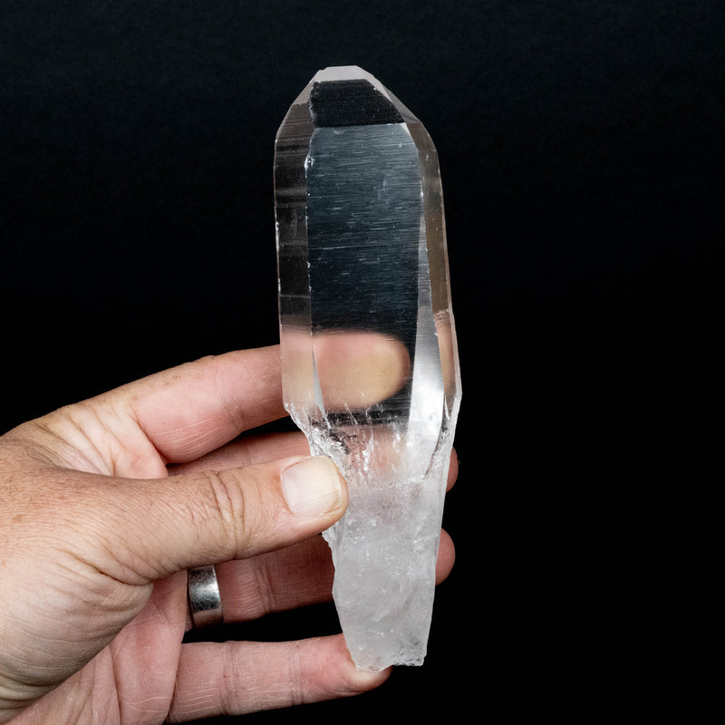Lemurian Seed Quartz Crystal 270 g 156x43mm - InnerVision Crystals