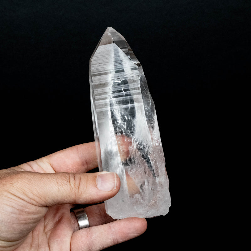 Lemurian Seed Quartz Crystal 432 g 151x48mm