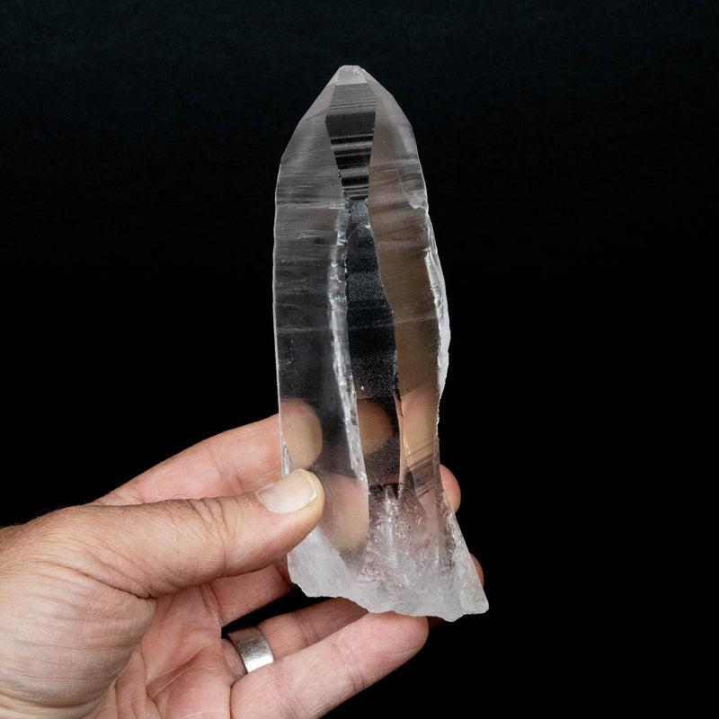 Lemurian Seed Quartz Crystal 432 g 151x48mm