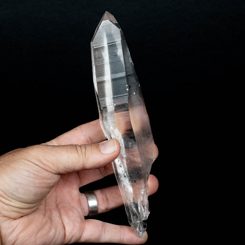Lemurian Seed Quartz Crystal 336 g 193x40mm