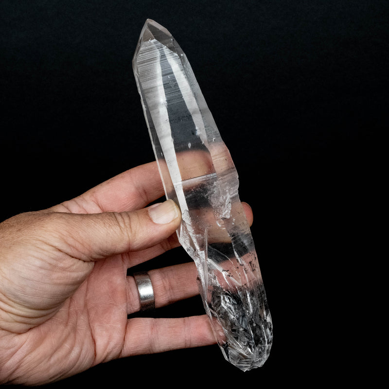 Lemurian Seed Quartz Crystal 336 g 193x40mm