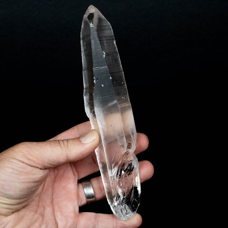 Lemurian Seed Quartz Crystal 336 g 193x40mm