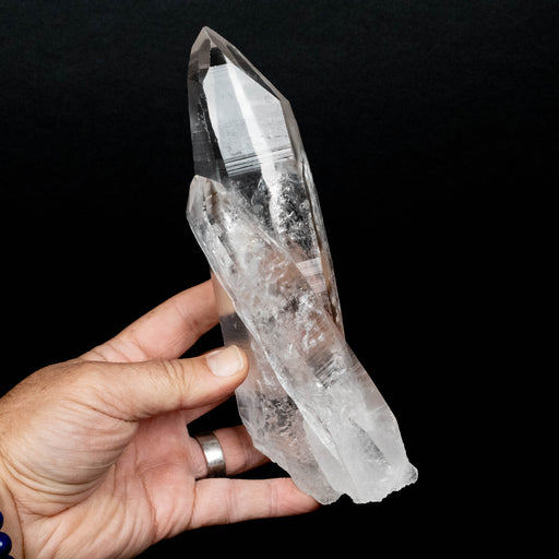 Lemurian Seed Quartz Crystal 830 g 206x81mm - InnerVision Crystals