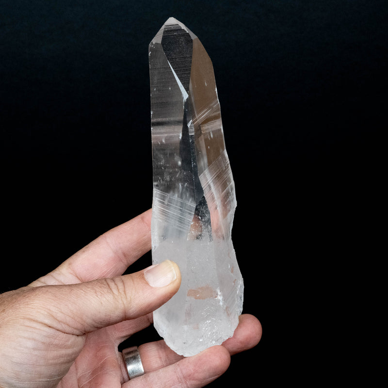 Lemurian Seed Quartz Crystal 441 g 161x54mm