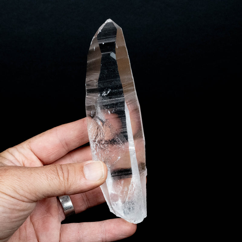 Lemurian Seed Quartz Crystal 300 g 151x39mm - InnerVision Crystals
