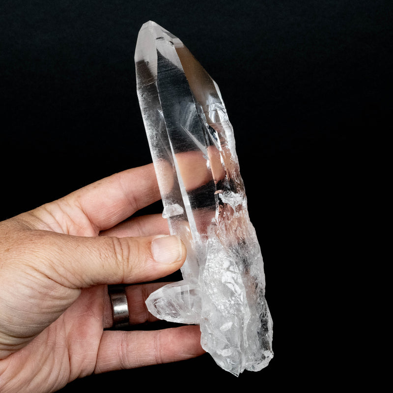 Lemurian Seed Quartz Crystal 422 g 176x62mm