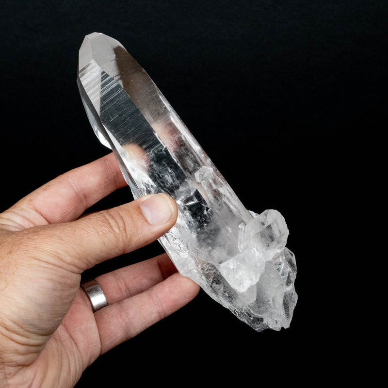 Lemurian Seed Quartz Crystal 422 g 176x62mm