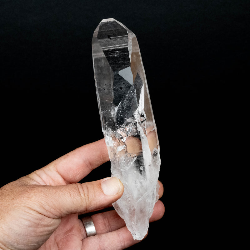 Lemurian Seed Quartz Crystal 422 g 176x62mm
