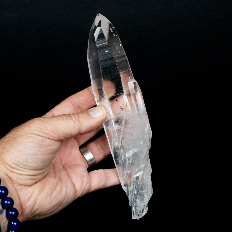 Lemurian Seed Quartz Crystal 404 g 197x45mm