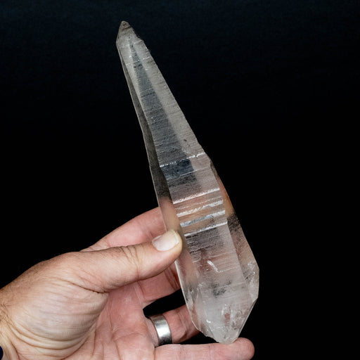 Lemurian Seed Quartz Crystal 362 g 193x51mm DT - InnerVision Crystals