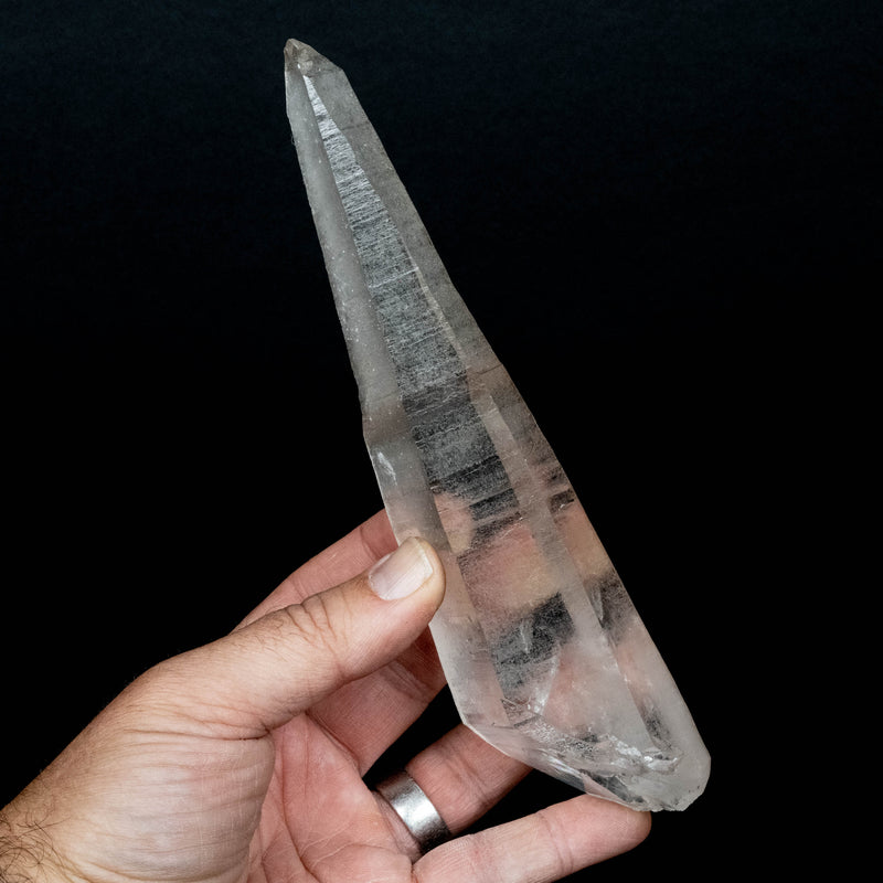 Lemurian Seed Quartz Crystal 362 g 193x51mm DT