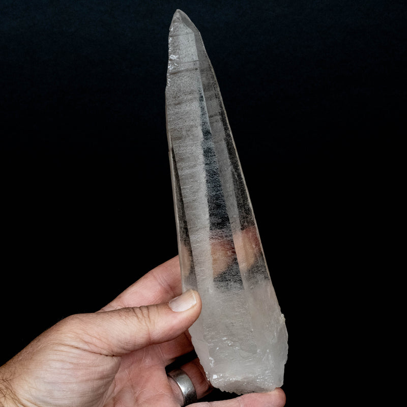 Lemurian Seed Quartz Crystal 522 g 240x56mm DT Self Healed