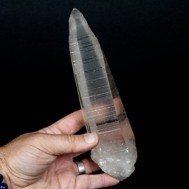 Lemurian Seed Quartz Crystal 522 g 240x56mm DT Self Healed