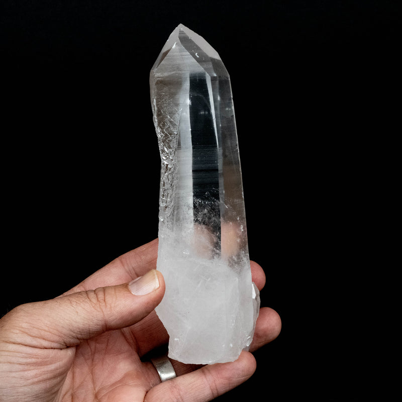 Lemurian Seed Quartz Crystal 396 g 164x53mm