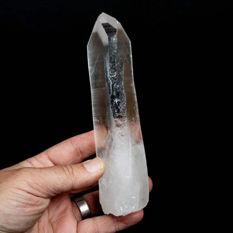Lemurian Seed Quartz Crystal 396 g 164x53mm