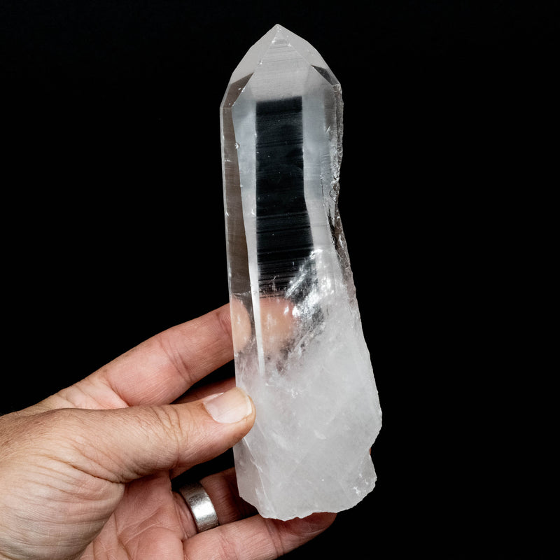 Lemurian Seed Quartz Crystal 396 g 164x53mm