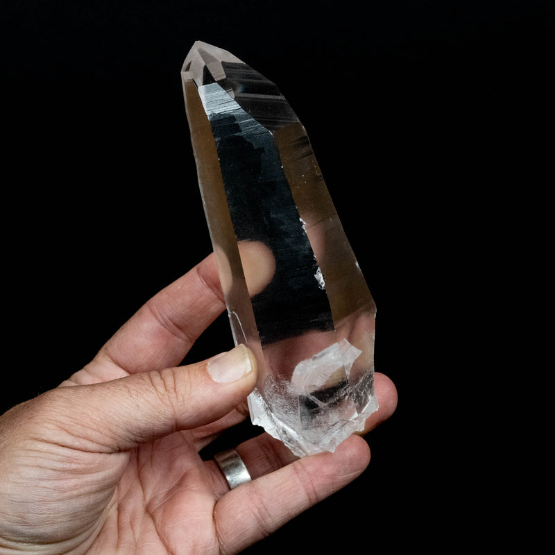 Lemurian Seed Quartz Crystal 362 g 149x50mm