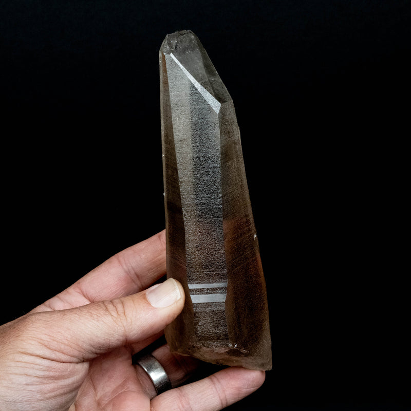 Lemurian Seed Quartz Crystal 389 g 158x51mm *Smoky