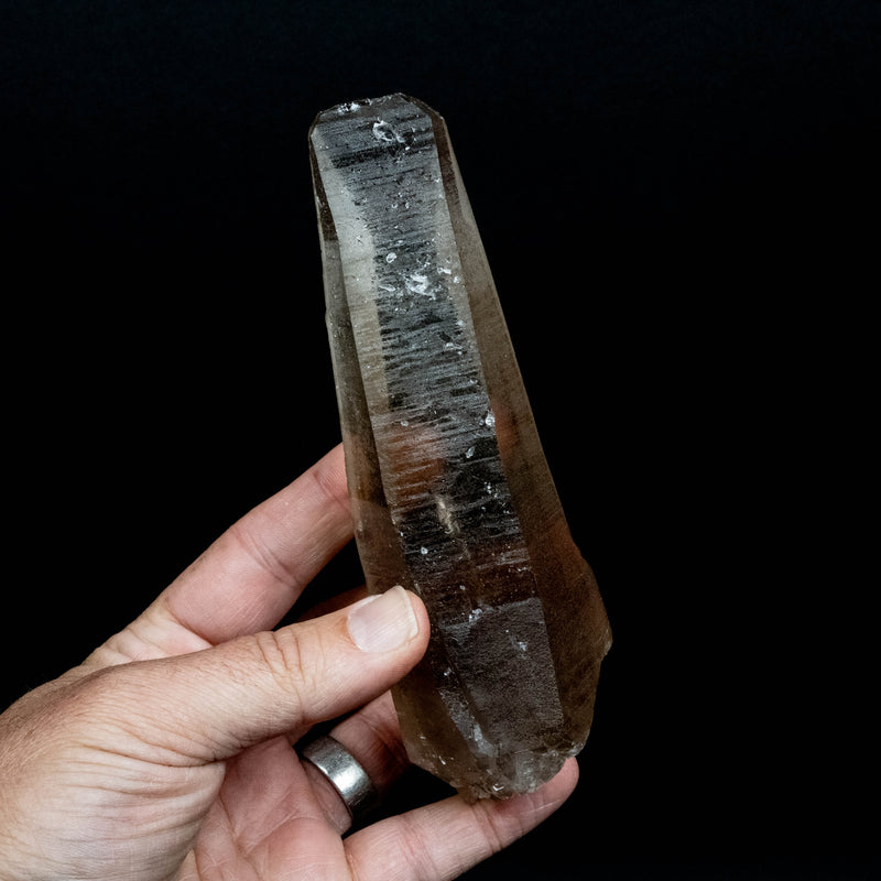Lemurian Seed Quartz Crystal 389 g 158x51mm *Smoky