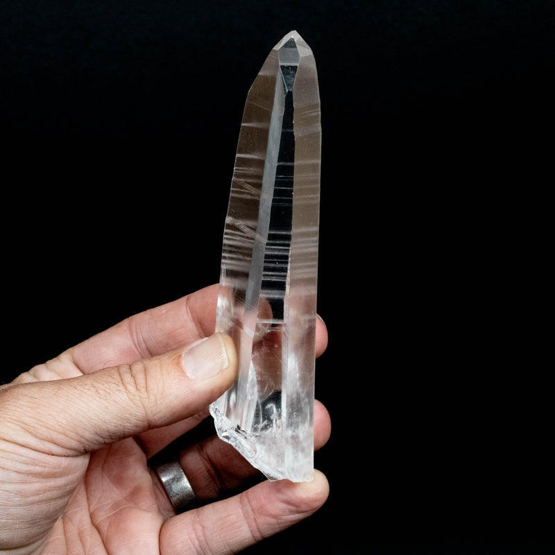 Lemurian Seed Quartz Crystal 168 g 137x36mm