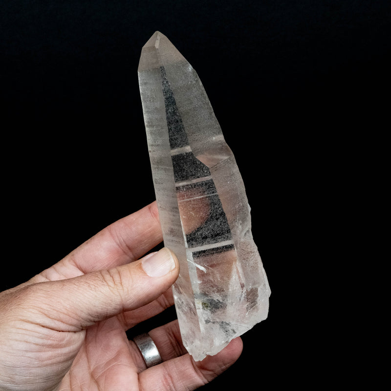 Lemurian Seed Quartz Crystal 325 g 152x43mm
