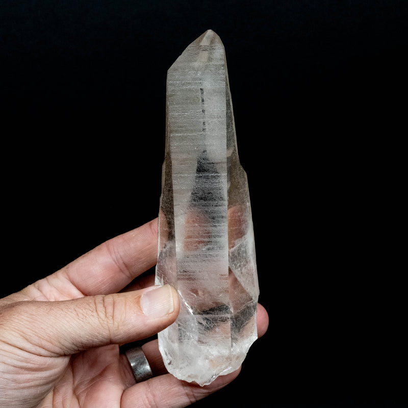 Lemurian Seed Quartz Crystal 325 g 152x43mm