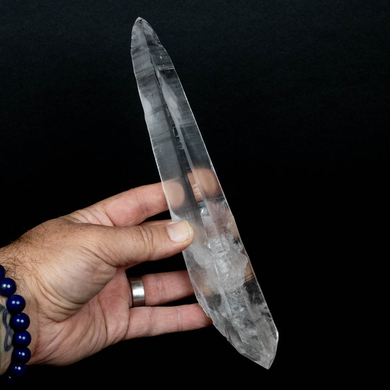 Lemurian Seed Quartz Crystal 430 g 9.5x1.6in DT
