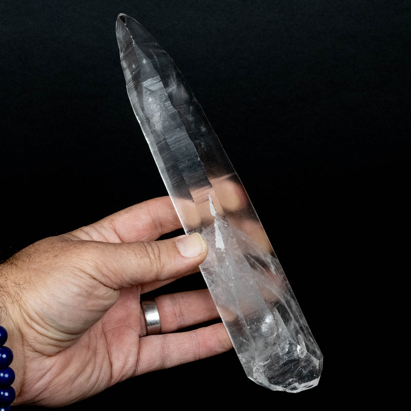 Lemurian Seed Quartz Crystal 430 g 9.5x1.6in DT