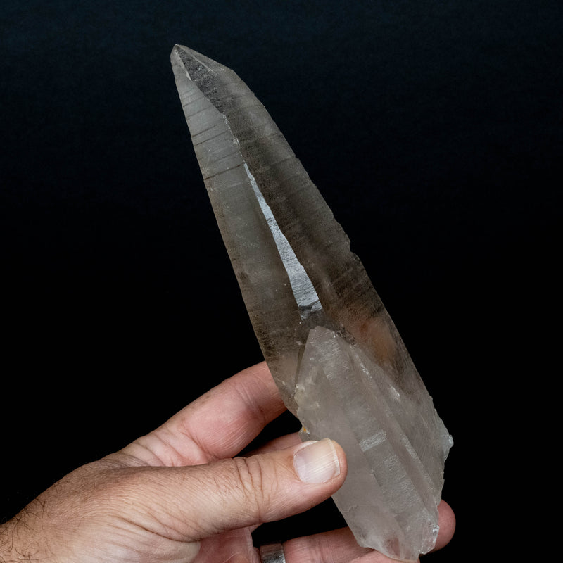 Lemurian Seed Quartz Crystal 510 g 190x65mm DT Self Healed
