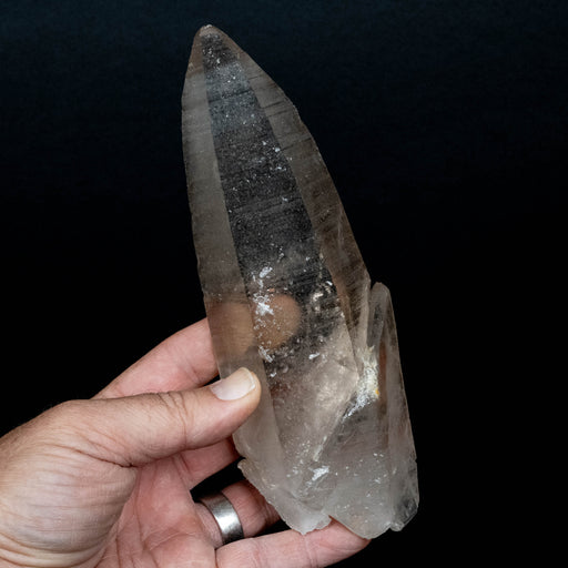 Lemurian Seed Quartz Crystal 510 g 190x65mm DT Self Healed - InnerVision Crystals