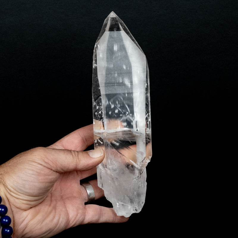 Lemurian Seed Quartz Crystal 754 g 208x60mm