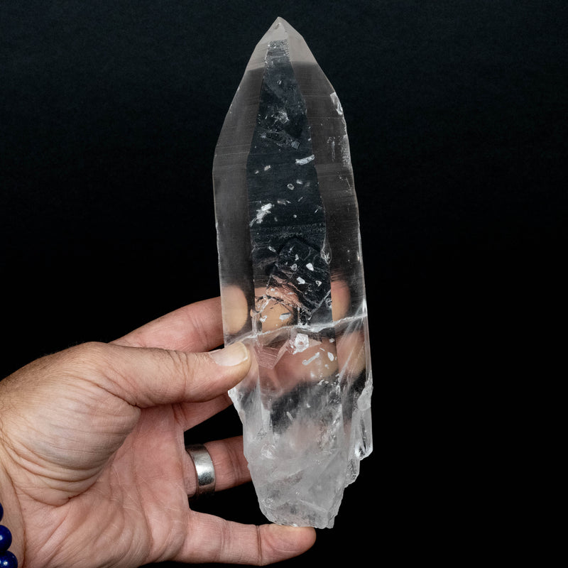 Lemurian Seed Quartz Crystal 754 g 208x60mm