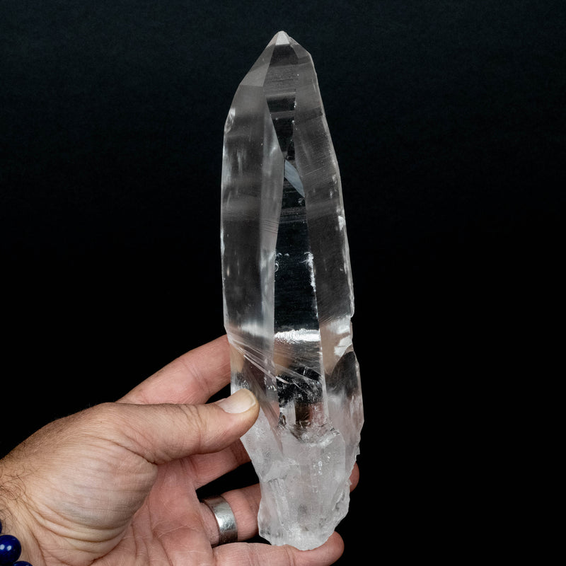 Lemurian Seed Quartz Crystal 754 g 208x60mm