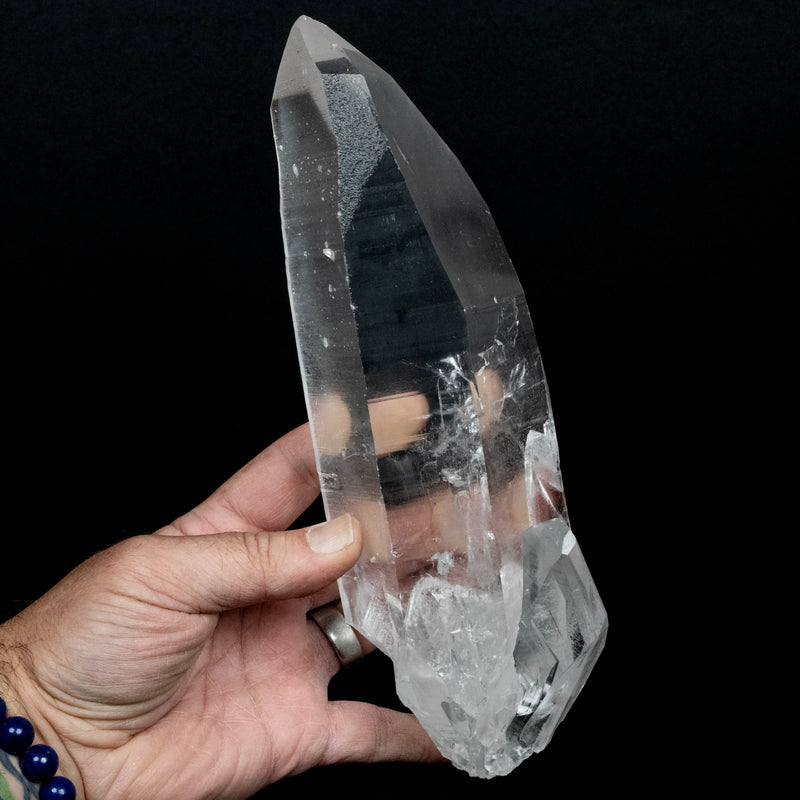 Lemurian Seed Quartz Crystal 1430 g 9.9x2.6in