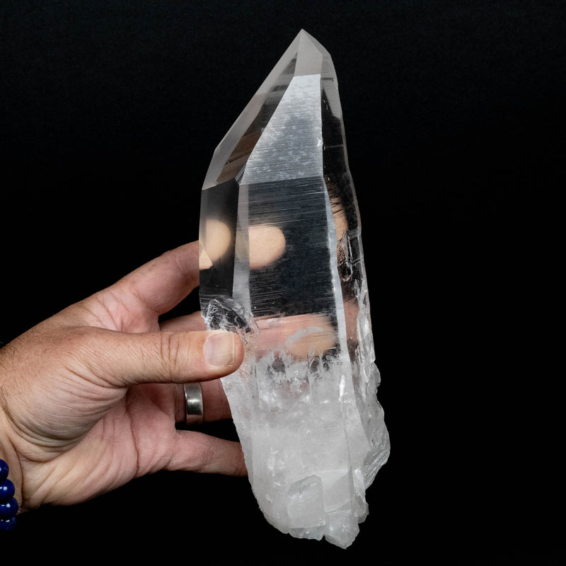 Lemurian Seed Quartz Crystal 1775 g 8.25x3.2in