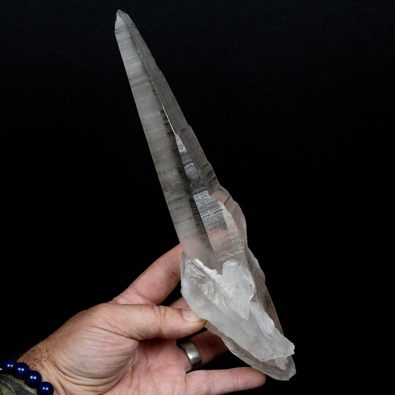Lemurian Seed Quartz Crystal 795 g 10.75x2in - InnerVision Crystals
