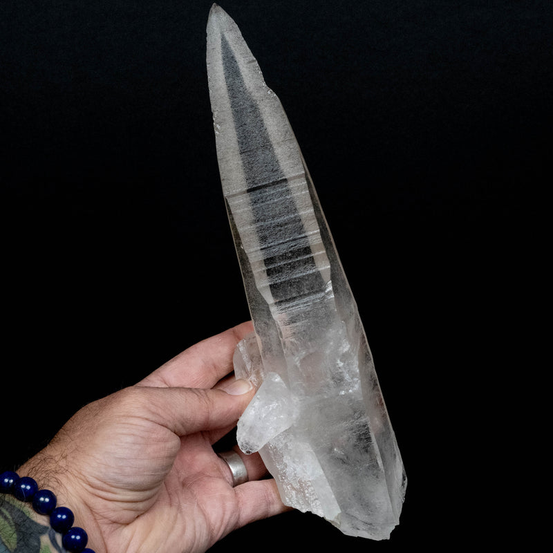 Lemurian Seed Quartz Crystal 795 g 10.75x2in - InnerVision Crystals