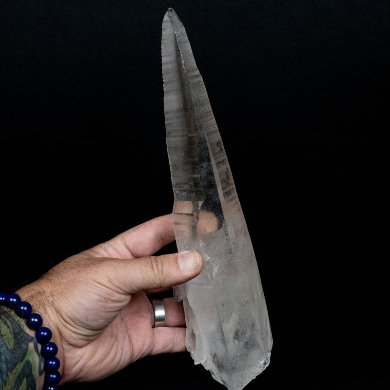 Lemurian Seed Quartz Crystal 795 g 10.75x2in - InnerVision Crystals