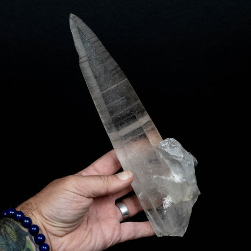 Lemurian Seed Quartz Crystal 795 g 10.75x2in - InnerVision Crystals