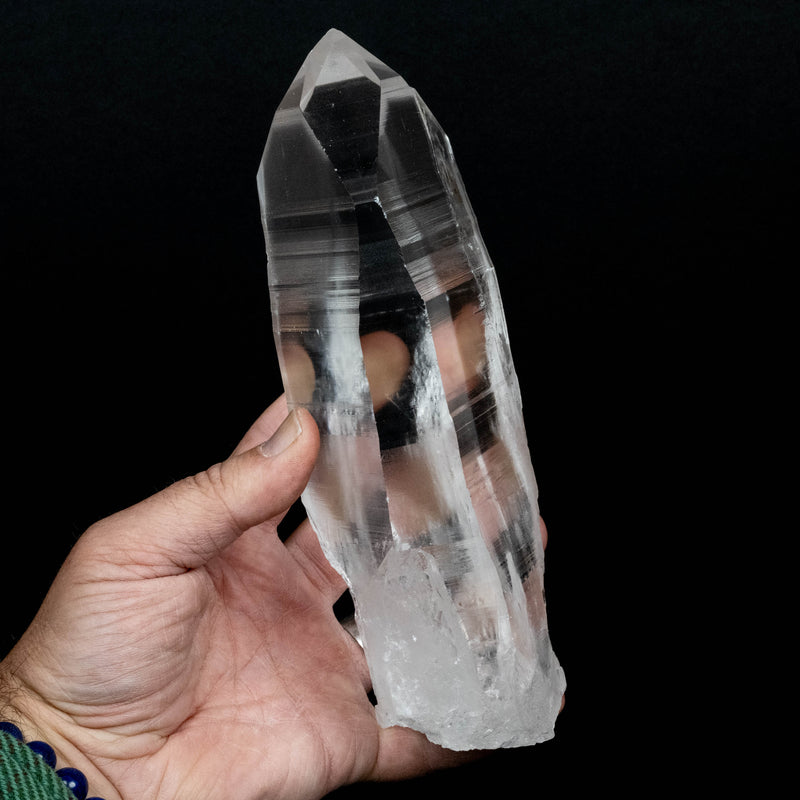 Lemurian Seed Quartz Crystal 1290 g 8.25x2.7in