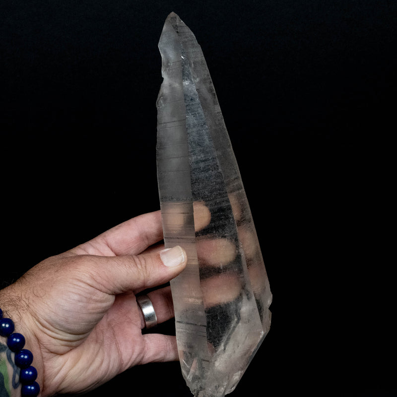 Lemurian Seed Quartz Crystal 885 g 10.5x2.3in DT