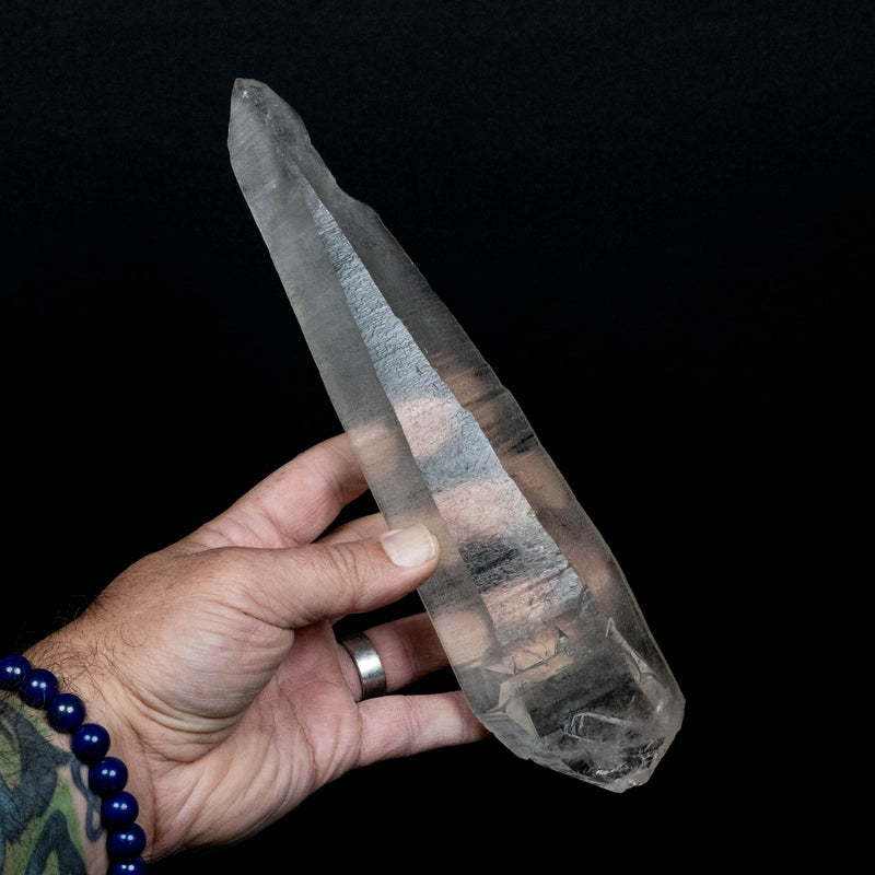 Lemurian Seed Quartz Crystal 885 g 10.5x2.3in DT