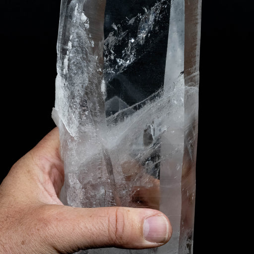 Lemurian Seed Quartz Crystal 2670 g 14.25x3.7in Phantom - InnerVision Crystals