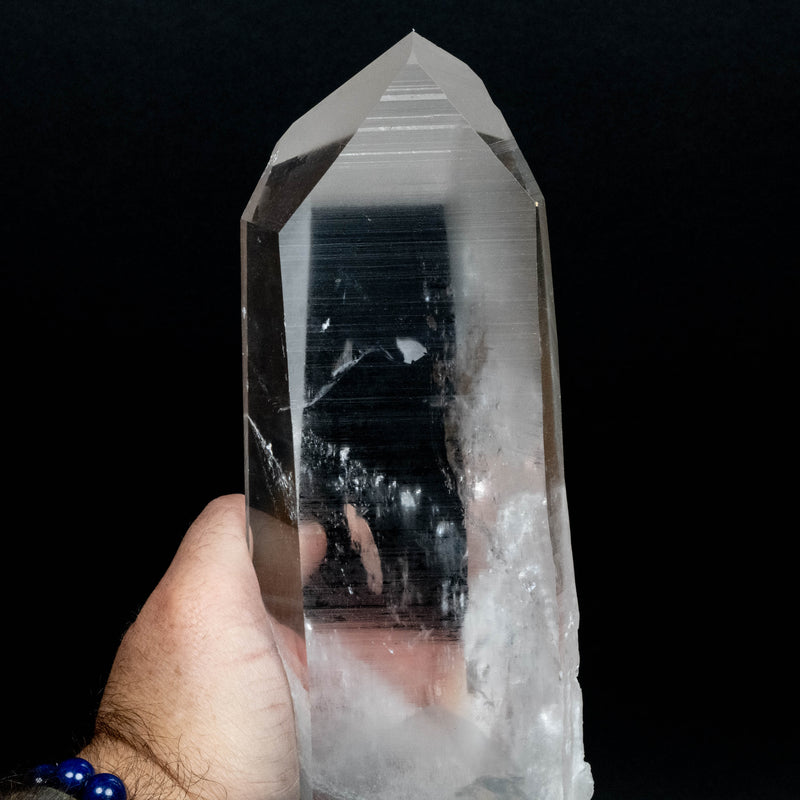 Lemurian Seed Quartz Crystal 2670 g 14.25x3.7in Phantom