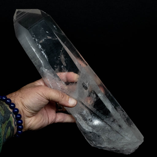 Lemurian Seed Quartz Crystal 2670 g 14.25x3.7in Phantom - InnerVision Crystals
