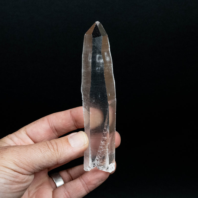 Lemurian Seed Quartz Crystal 128 g 131x28mm