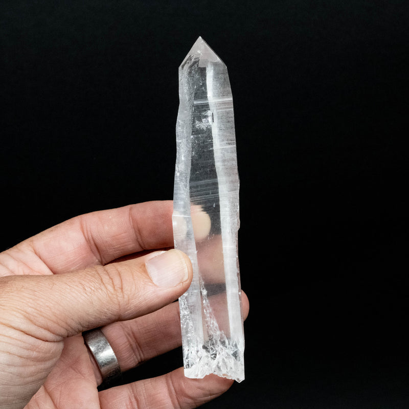 Lemurian Seed Quartz Crystal 128 g 131x28mm